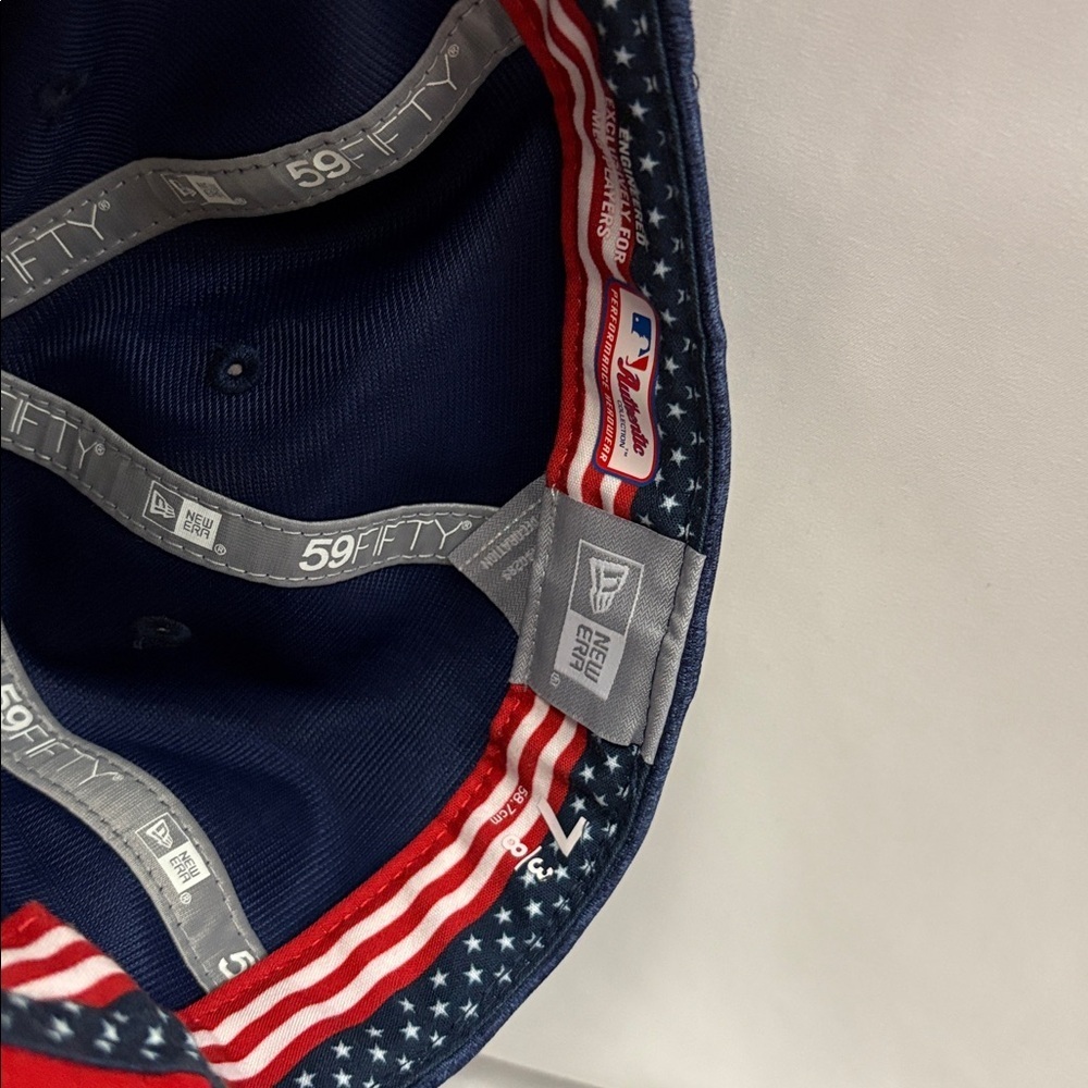 Kansas City Royals Stars Stripes New Era Hat CP 7 3/8 4th Of July MLB Baseball - Picture 7 of 9